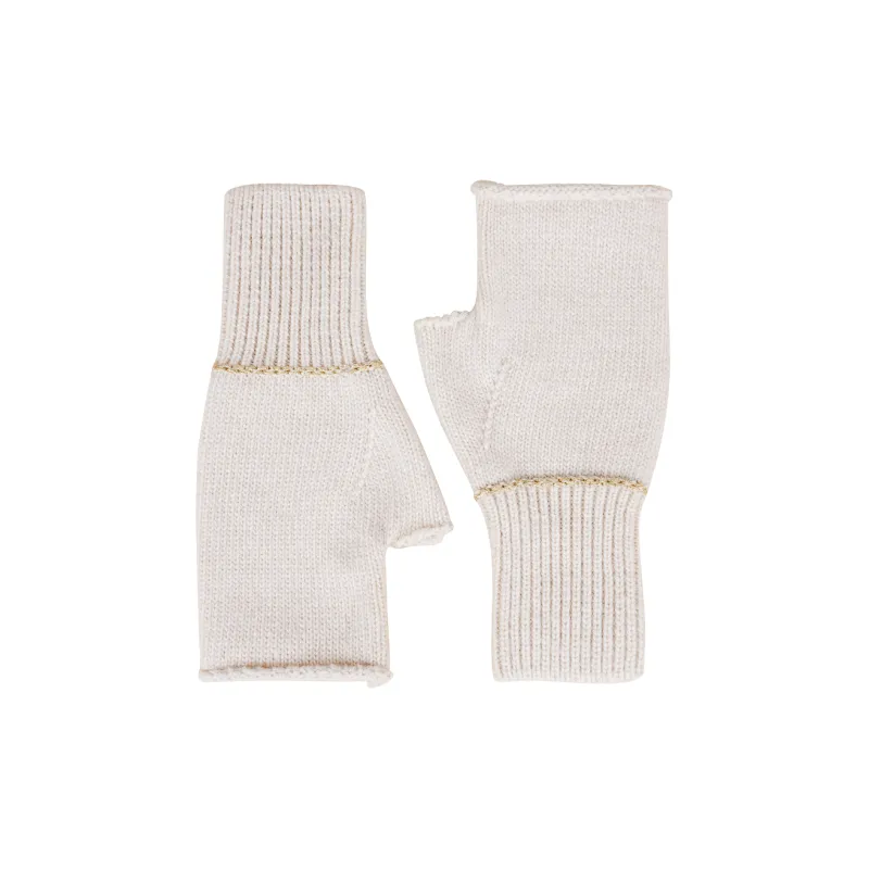 TUCANO Rabbit Hair Cotton Knit Gloves Unisex Camel-0