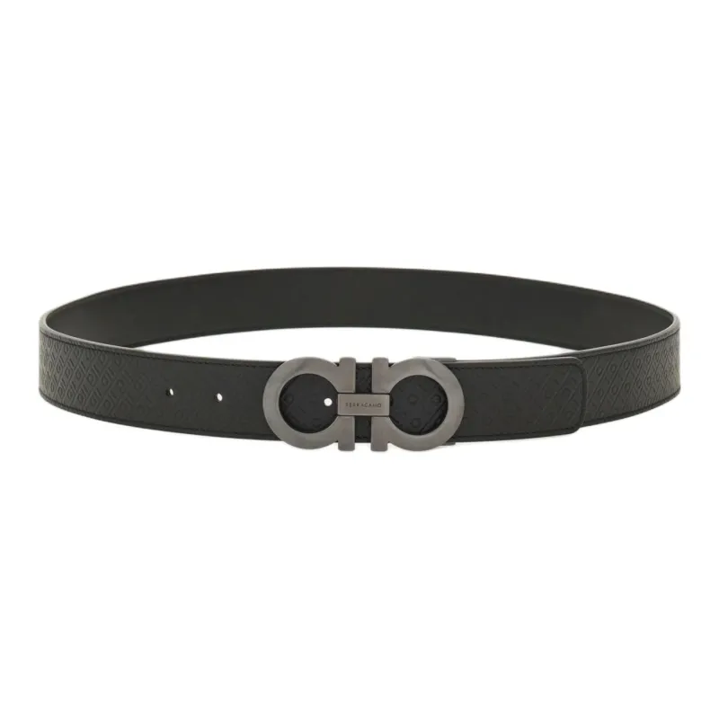 Ferragamo Reversible Gancini Belt-0
