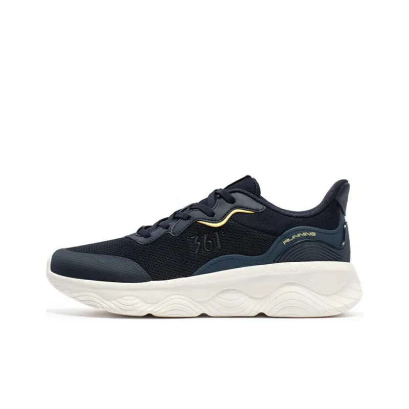 361° Anti-Slip Wear-Resistant Low-Top Running Shoes Men's Cyan-0