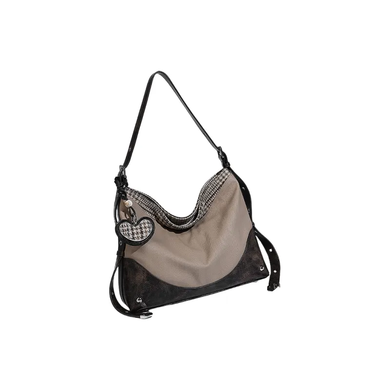 OCTSUI PU Shoulder Bag Regular Women's Off White/khaki-7