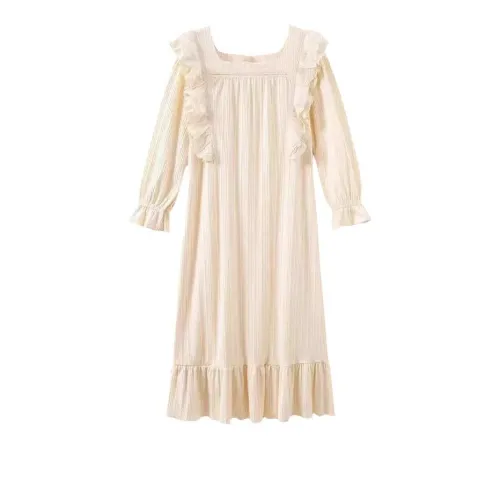OEING Pajamas Nightgown Women's White