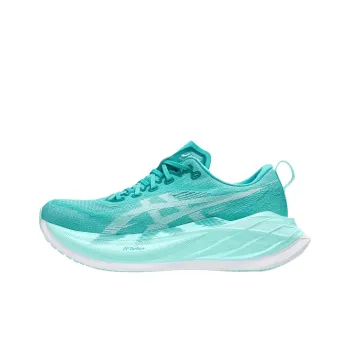 Asics SUPERBLAST 2 Anti Slip Wear Resistant Low Top Casual Running Shoes Men's Cyan