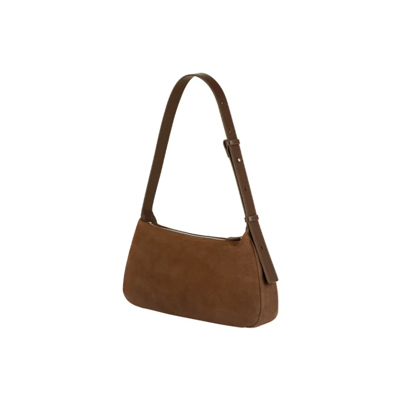 ANDFEEL Cow Leather Shoulder Bag Regular Women's Light Brown/Dark Brown-10