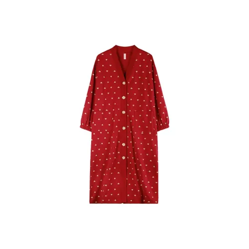 Xuan Liang Sleep Robe Women's Maroon