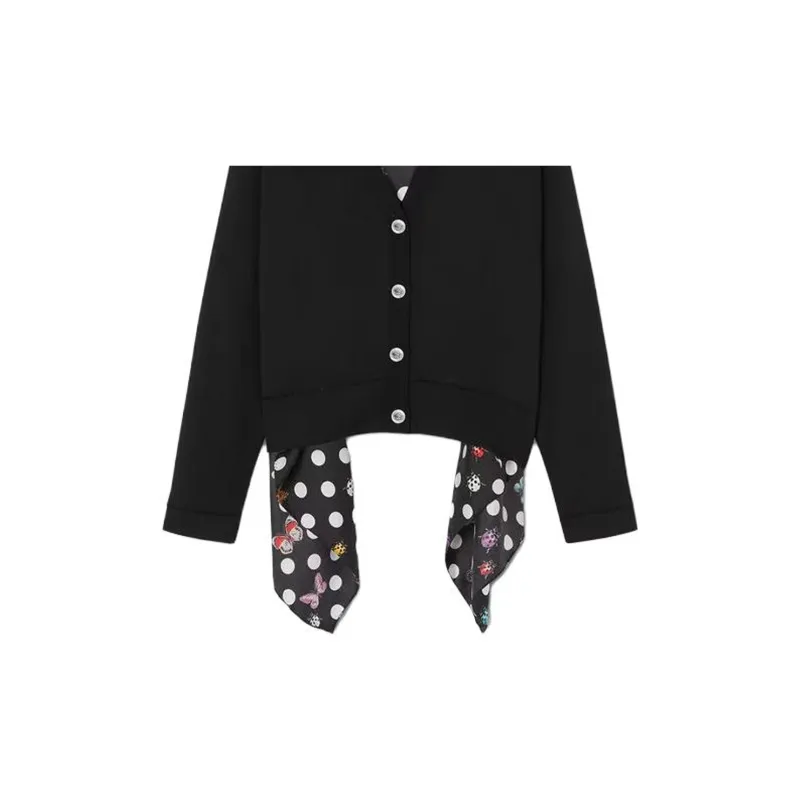 VERSACE X Dua Lipa Butterflies Medusa Contrast panel Cardigan-3