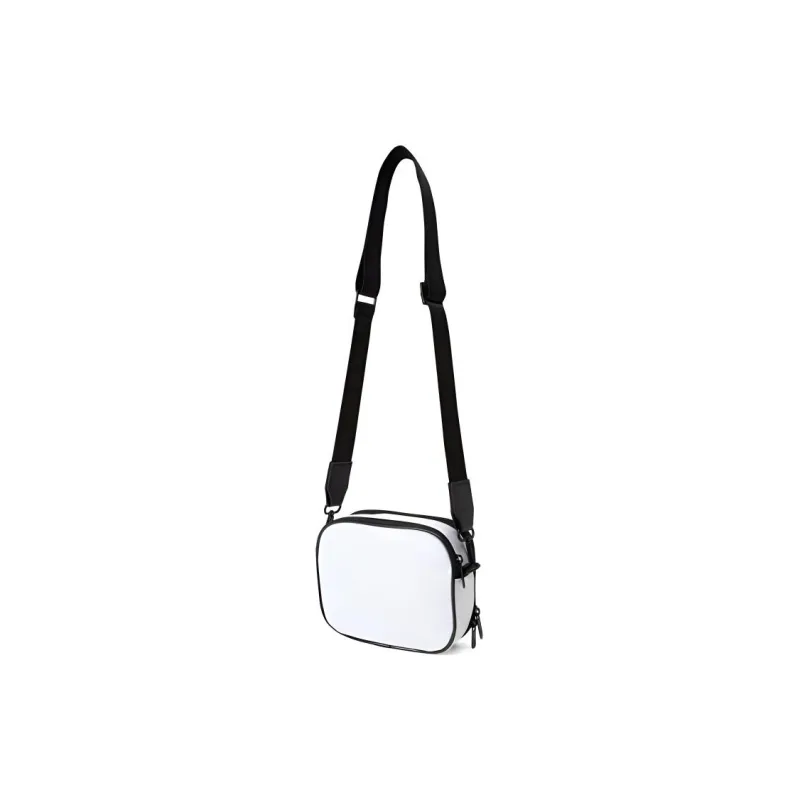 Skechers Fabric Small Square Bag, Crossbody Bag, Shoulder Bag Regular Unisex White-3