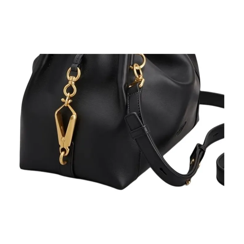 TOD'S Cow Leather Handbag Mini Women's Black-5