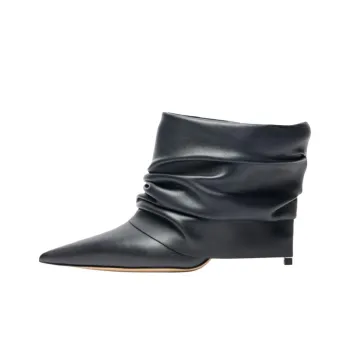 Casadei Closed Toe Slippers 10cm Women's Black