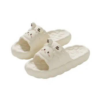 Warm Edge Cartoon Slippers For Women's Summer Home Indoor Cute Girlish Heart Sheep Dormitory Slippers