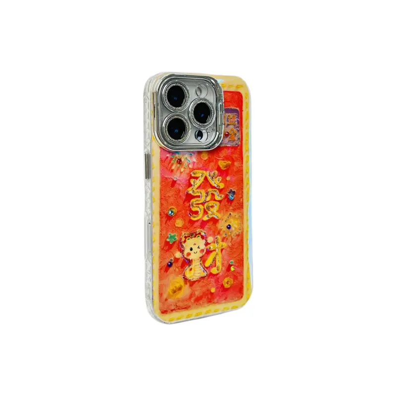Wei Xin Acrylic Material Blue Light Rich Overnight Phone Cases Compatible With IPhone 16/15 Pro Max/Apple 13/14 Pro/Max-5