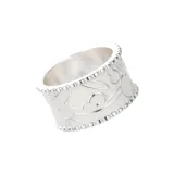 Creamy White Wide Ring