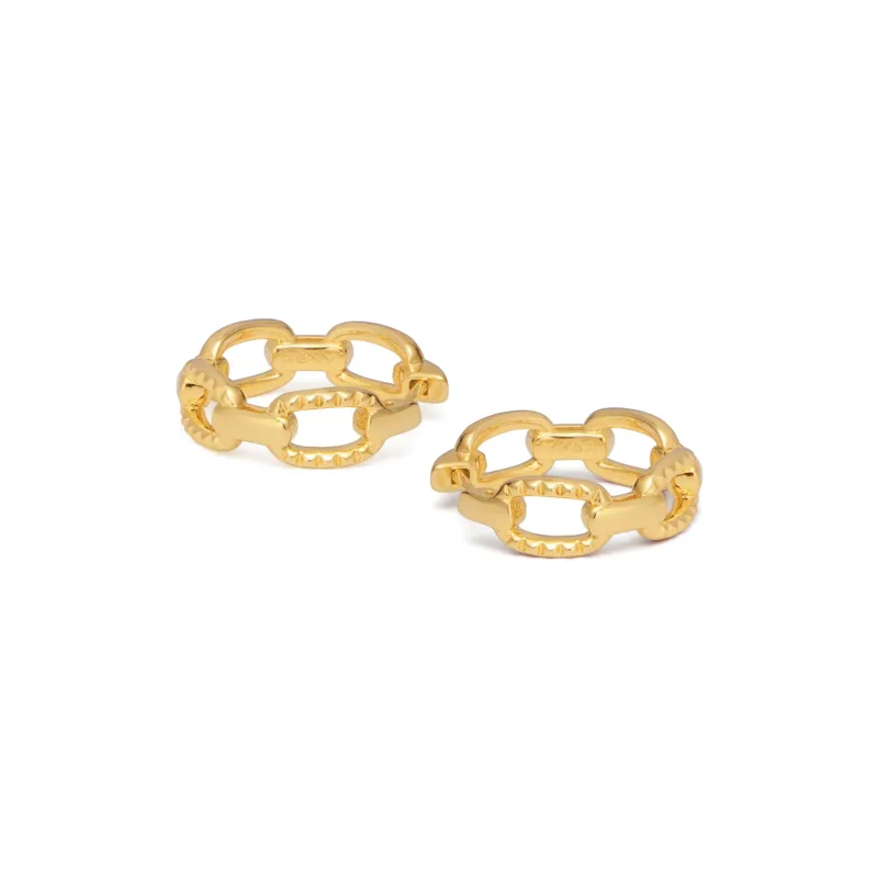 RSNY Gold Plated Copper Earrings Women's-5