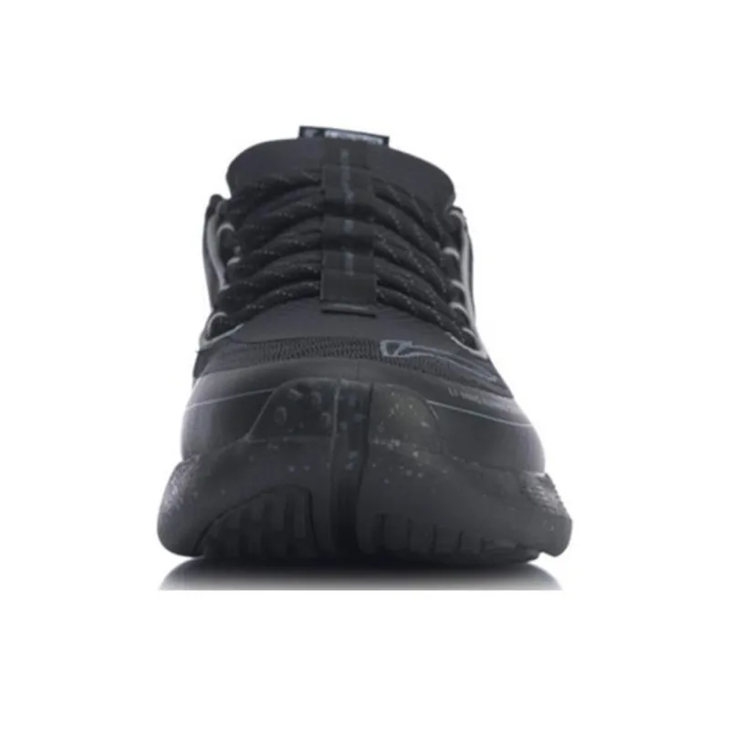 LiNing CFR Cushioned Slip-Resistant Low-Top Casual Shoes Unisex Standard Black-3