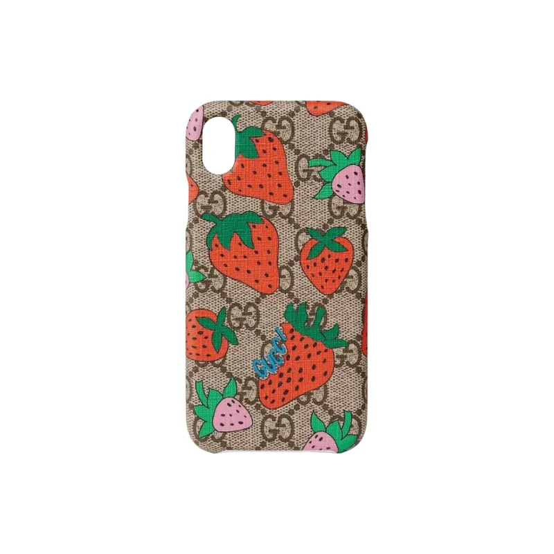GUCCI Canvas Material Vibrant Print Phone Cases Compatible With IPhone X/XS Refreshing-0
