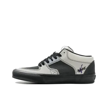 GOLUCK Rock Black Coverage Thermal Abrasion Resistant Mid Top Skateboard Shoes Unisex Black Gray