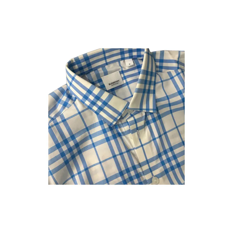Burberry Shirts Men Blue-2