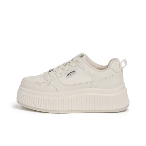 LXVB Slip-Resistant Cushioning Wear-Resistant Low-Top Skateboard Shoes Women's