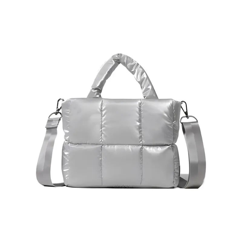 FILA Nylon Crossbody Bag Shoulder Bag Women's Bright Gray-0