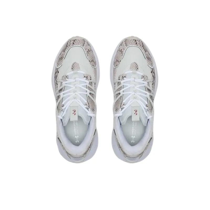 Under Armour UA Chinese New Year Anti-Slip Wear-Resistant Low-Top Casual Shoes Unisex Clay White-2