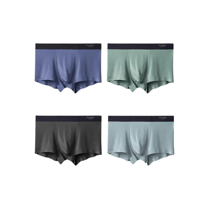 H YXIANG Underpants Men's 4 Pack-7