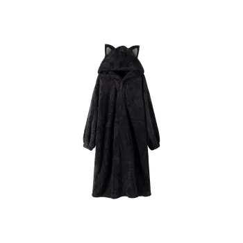 O'MESIK Bath Robes Women's Black