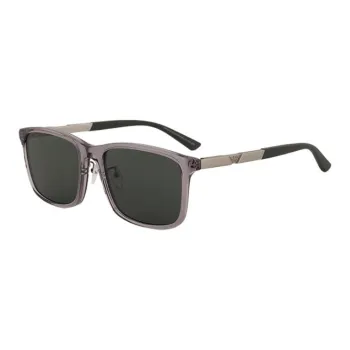 EMPORIO ARMANI Biological Acetate Square Sunglasses Men's Purple