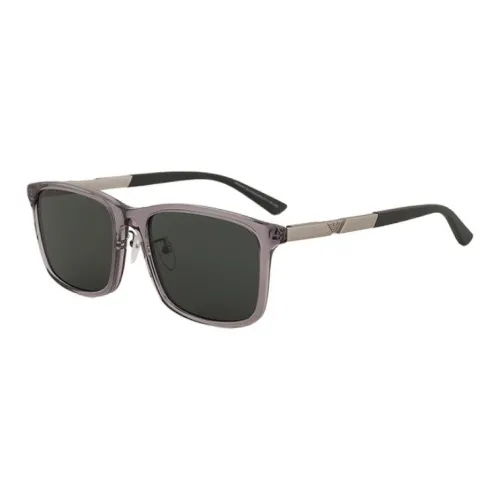 EMPORIO ARMANI Biological Acetate Square Sunglasses Men's Purple