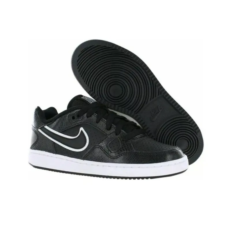 Nike Son Of Force Anti Slip Wear Resistant Low Top Skateboard Shoes Women's Black-3