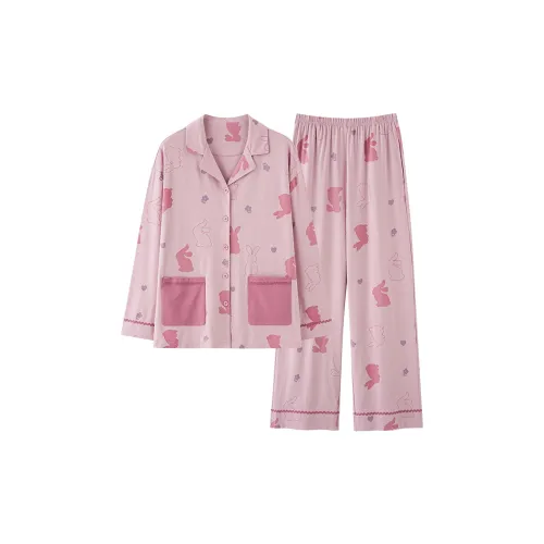 XIAFENYAN Pajama Set Women's Pink