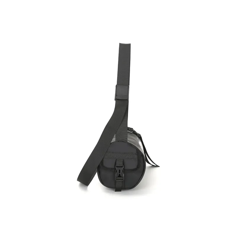 Wenpercy PU Shoulder Bag Crossbody Bag Regular Unisex Black-2