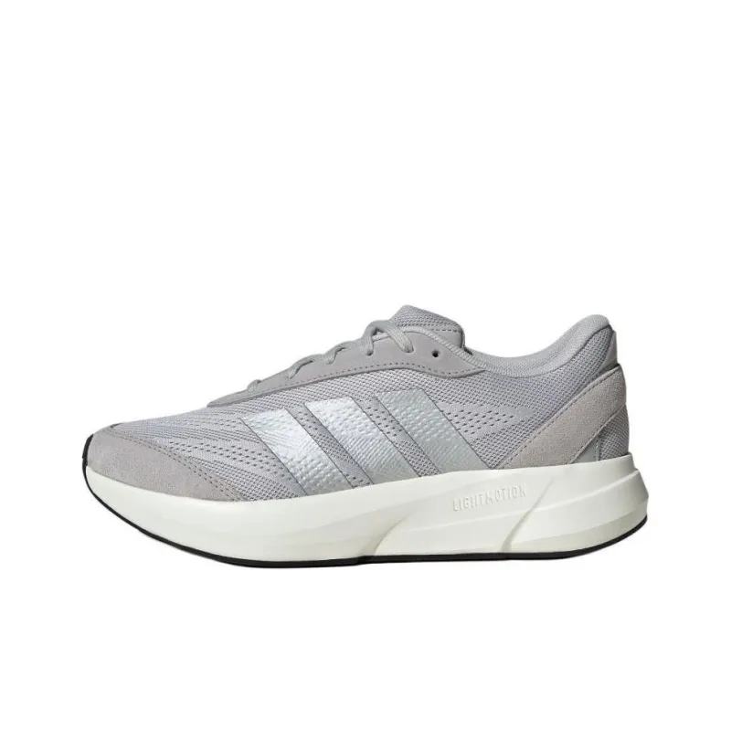 Adidas LIGHTSHIFT Anti Slip Wear Resistant Low Top Casual Running Shoes Women's Gray Silver-0