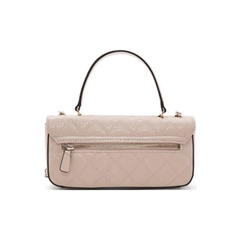 GUESS Artificial Leather One Shoulder Handbag Medium Size Women's Pink-2
