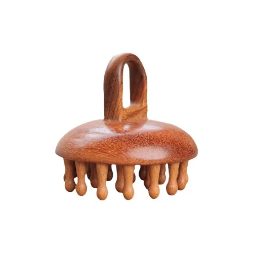 XIBI New Chinese Style Sandalwood Comb Smooth Hair Massage Head