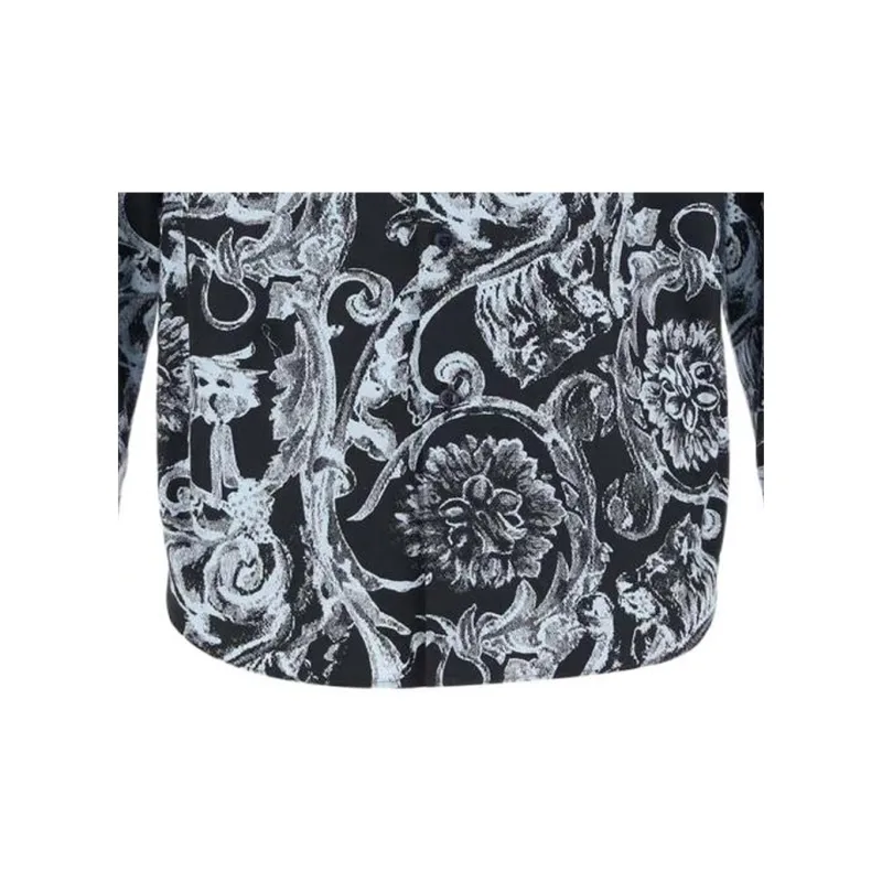 VERSACE Barocco print Cotton Shirt-4