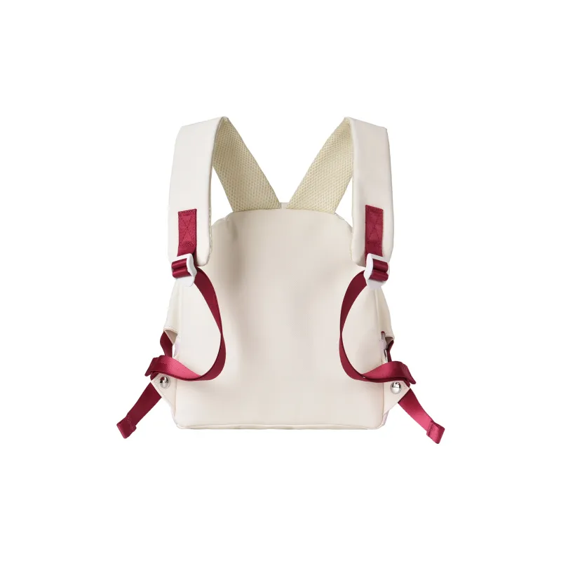 LOVVVVE PVC Students Backpack Women's White-2