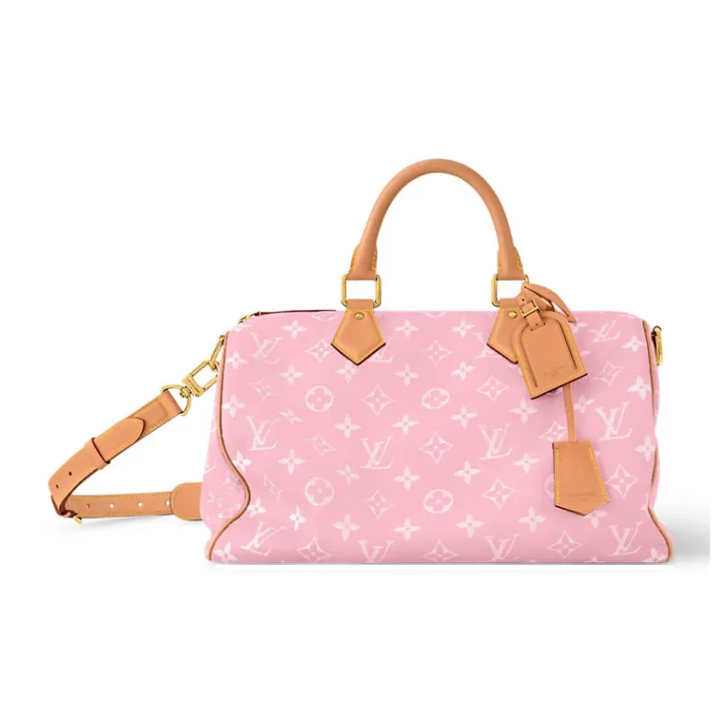 LOUIS VUITTON Speedy P9 Bandouliere 40 Candy Pink-0