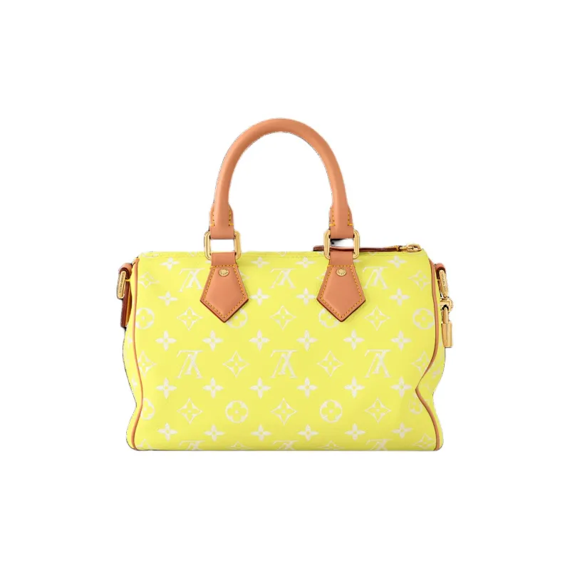 LOUIS VUITTON Speedy P9 Bandouliere 25 Lemonade Yellow-3