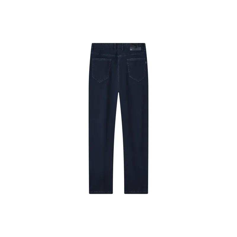 Jiumuwang Men's Pants Expert Jeans Men's Dark Blue-1