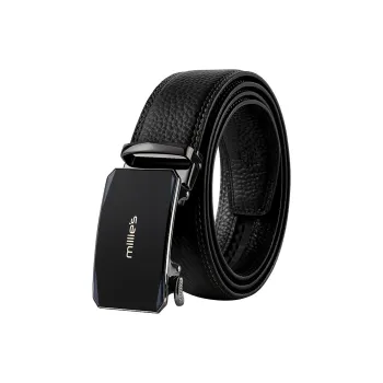 MILLIE'S Top Grain Cow Leather Cow Leather Leather Belts Men's Width  3.5cm