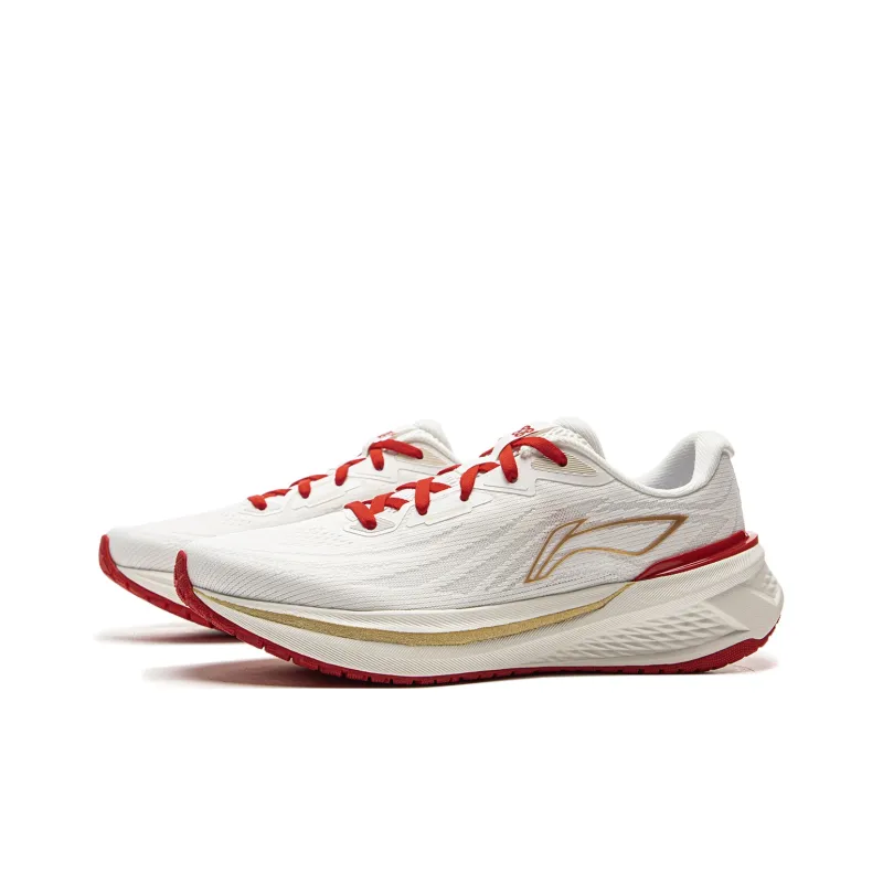 LINING Wu Yue 3.0 Running Shoes Women's Low Top Mist White-2