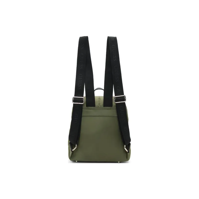 GUESS Artificial Leather Backpack Medium Size Women's Green-1
