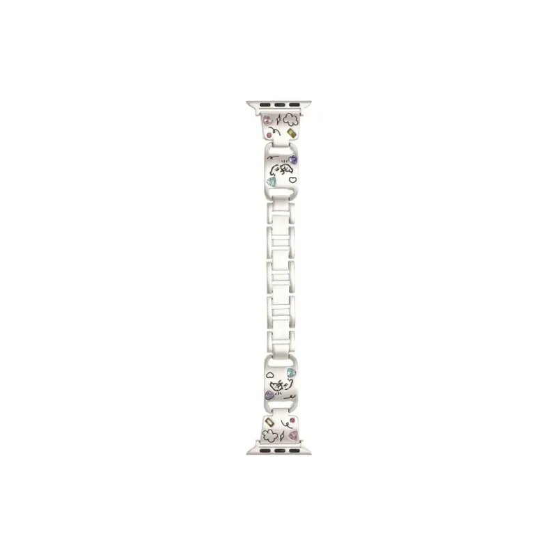 PULAISI Compatibility AppleWatch Ultra1/2/iwatch9/8/7/6/SE Apple Compatibility Watch Band 169mm Metal-0
