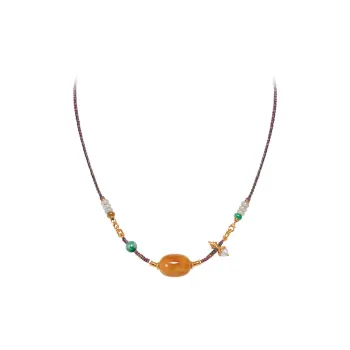 Long Fu Beeswax Necklaces Unisex