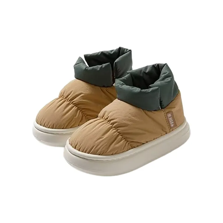 MashiMaro Home Slippers Green/Pink/Coffee-5