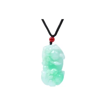 Pengshan Ice Glutinous Jadeite Pendants Unisex