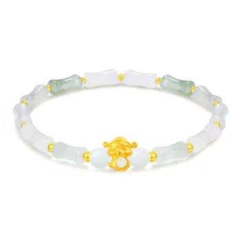 QIANCHANG Gold Bracelet Women's