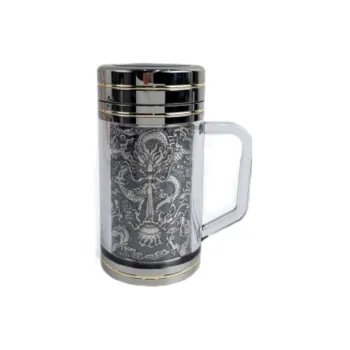 WORLD KNOWS Foot Silver 990 Tea Cups Unisex