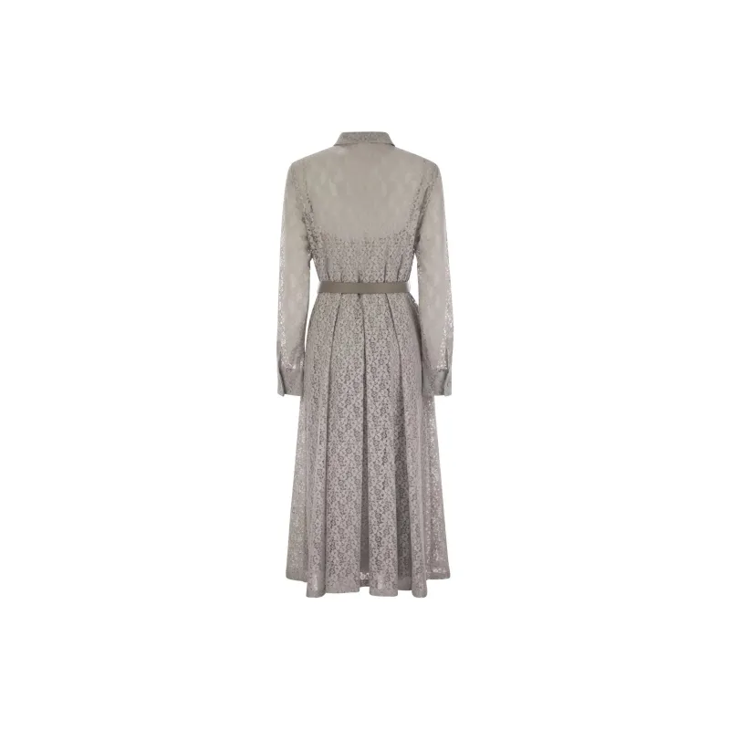 MaxMara Studio Canada Lace Shirt Dress-1