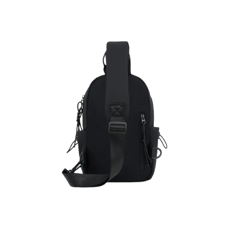 Warrior Nylon Sling Bag Unisex White/Black-1
