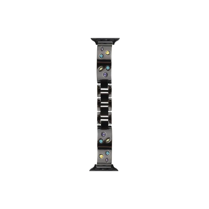 PULAISI Compatibility AppleWatch Ultra1/2/iwatch9/8/7/6/SE Apple Compatibility Watch Band 169mm Metal-46